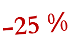 -25 %