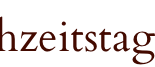 Hochzeitstag
